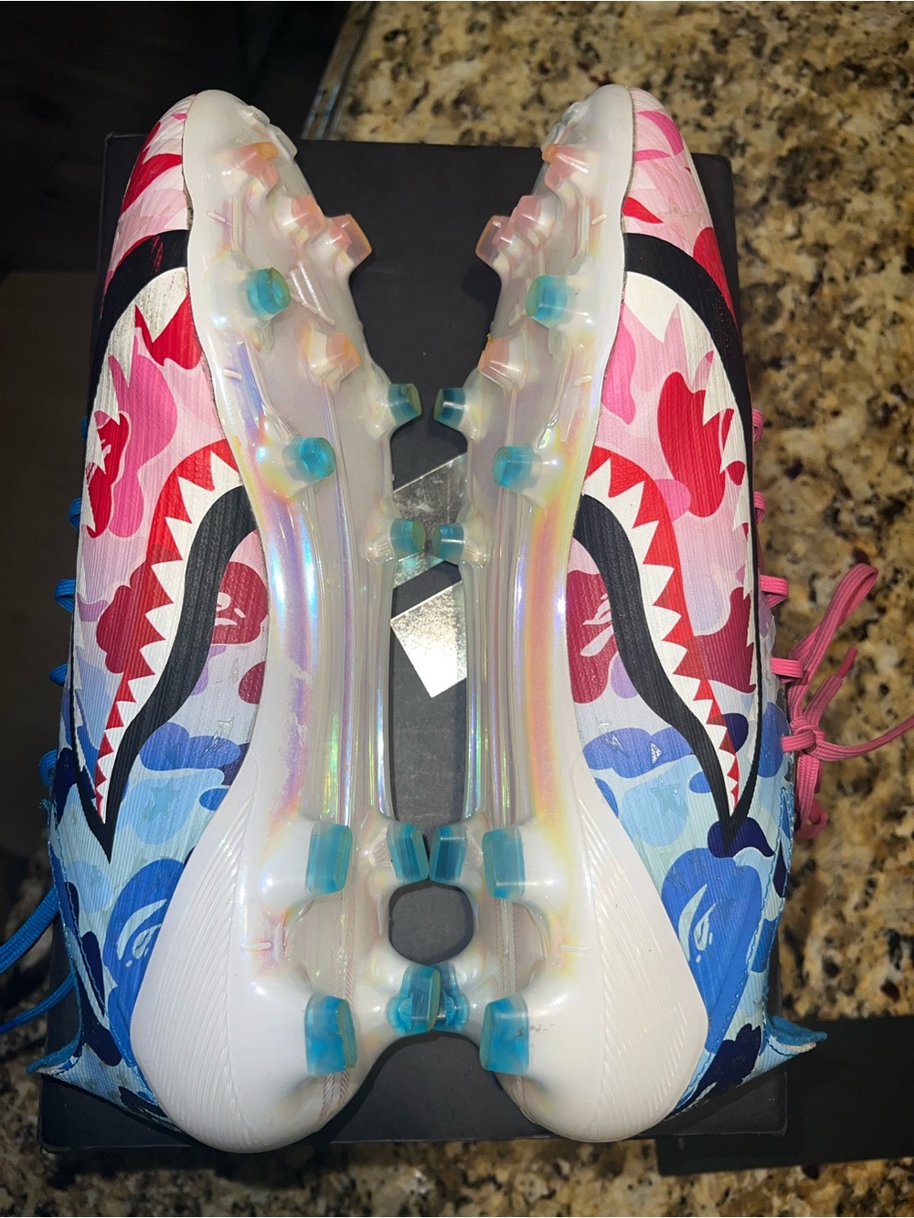 adidas x BAPE F50 Elite FG Men’s Soccer Cleats 8.5 EUC With Box & Bag - Picture 7 of 16